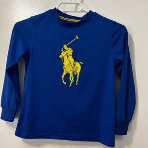 Polo by Ralph Lauren Kids Royal Blue Long Sleeve Polo